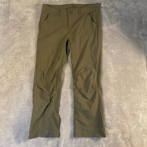 Prana Women's Halle Pant II Slate Green Size 14 Regular Hiking